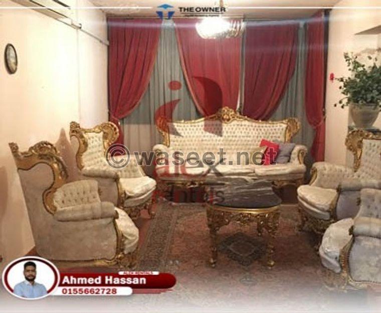 شقة للايجار مفروش 230 م رشدي شارع المعسكر الروماني  4