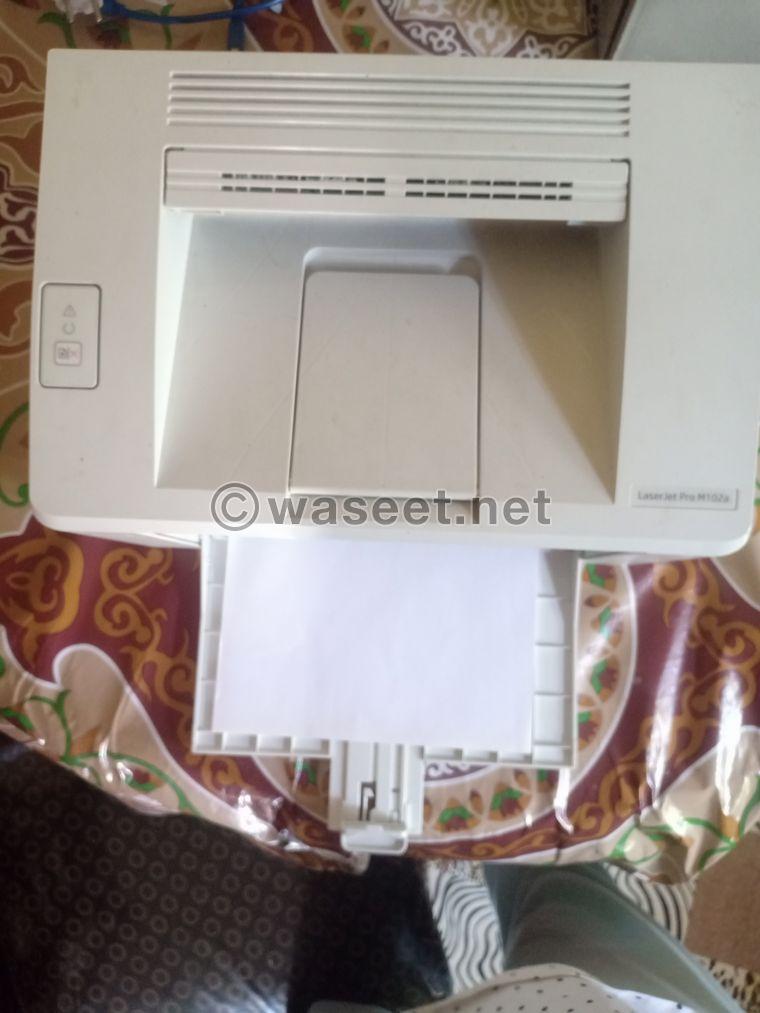 HP laser jet Pro M102a طابعه حاله جيده جدا 0