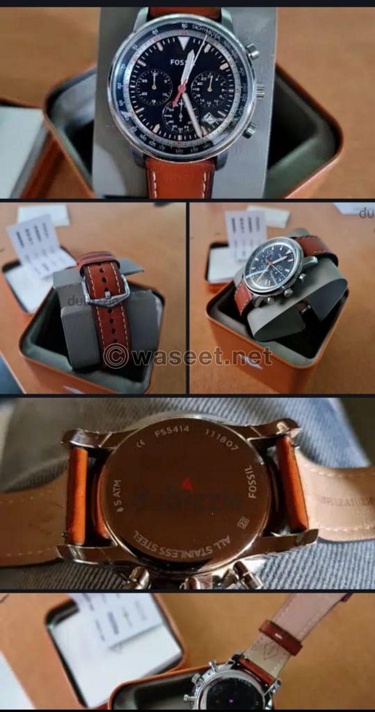 Fossil Leather Watch For Men  3