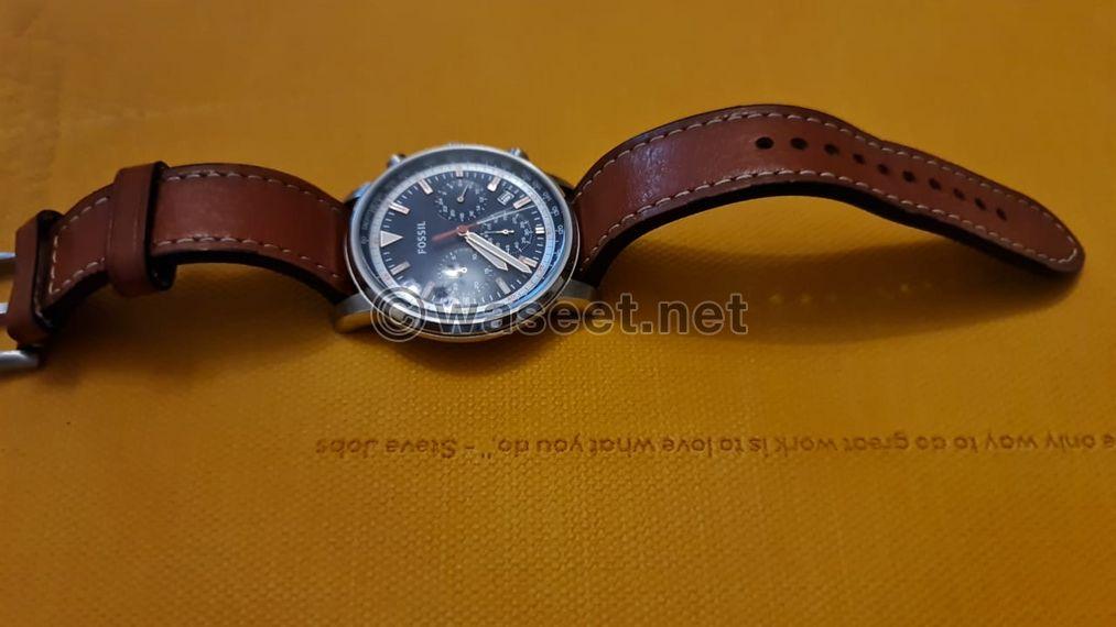 Fossil Leather Watch For Men  4