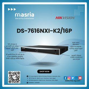 16 ch PoE 1U K Series AcuSense 4K NVR HIKVISION 