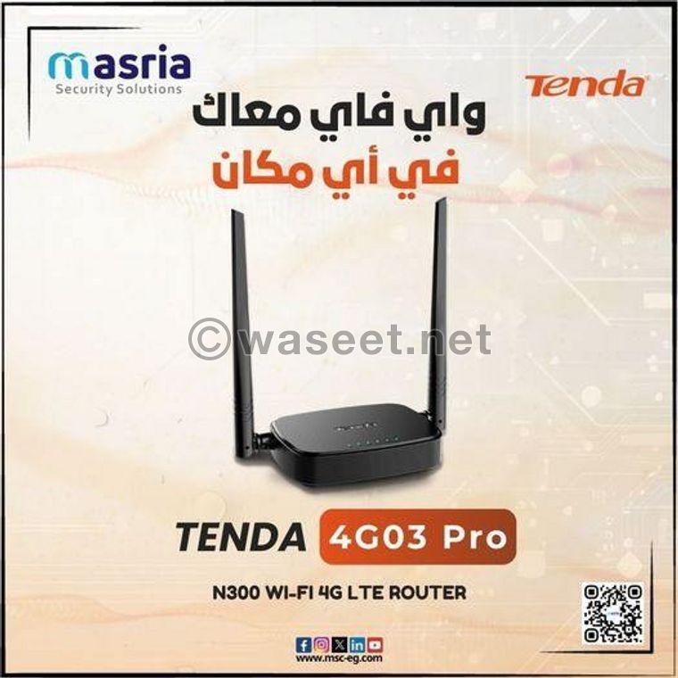 راوتر Tenda 4G03 PRO الحل السريع للإنترنت 0