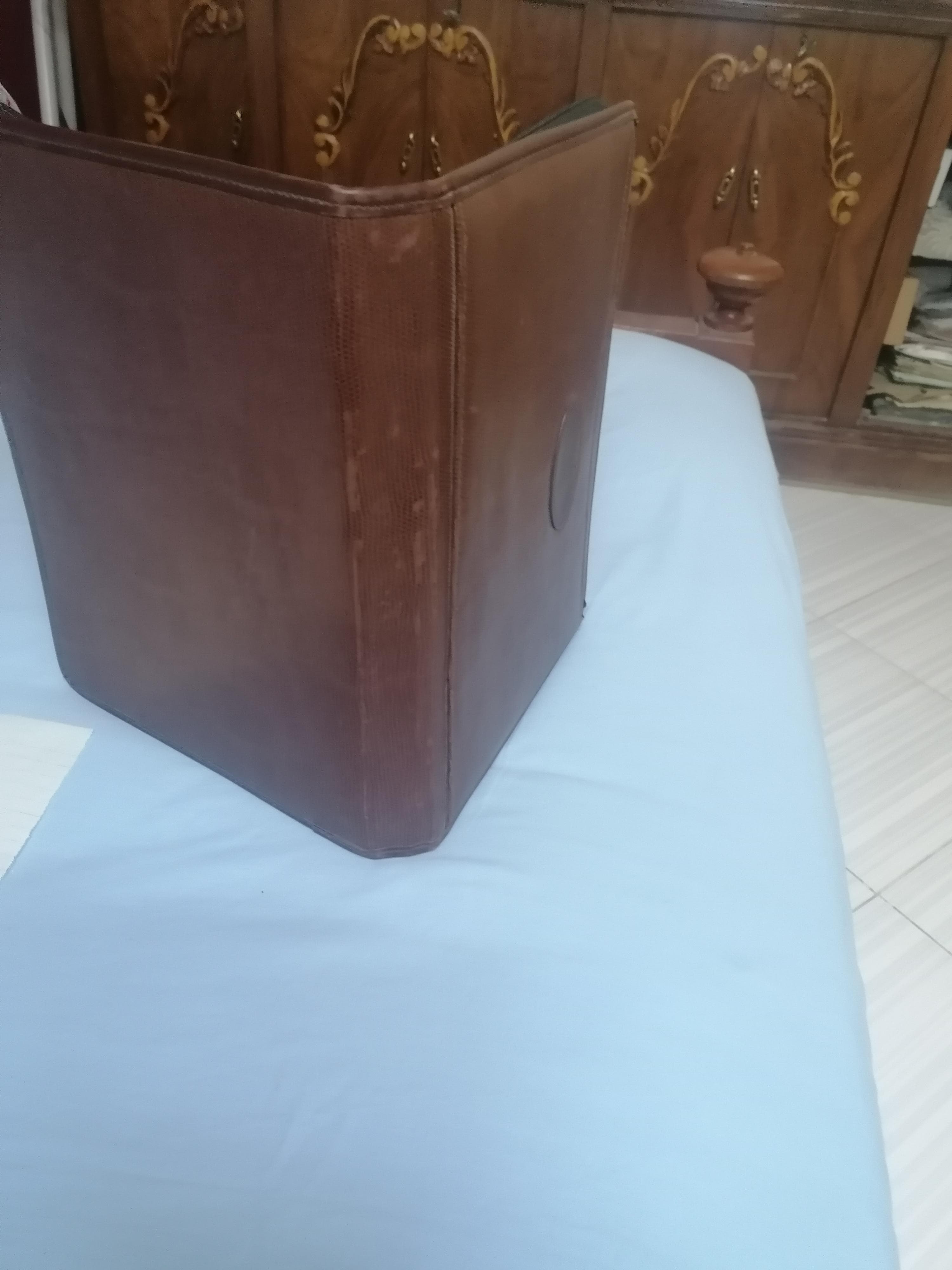Genuine leather paper bag 6