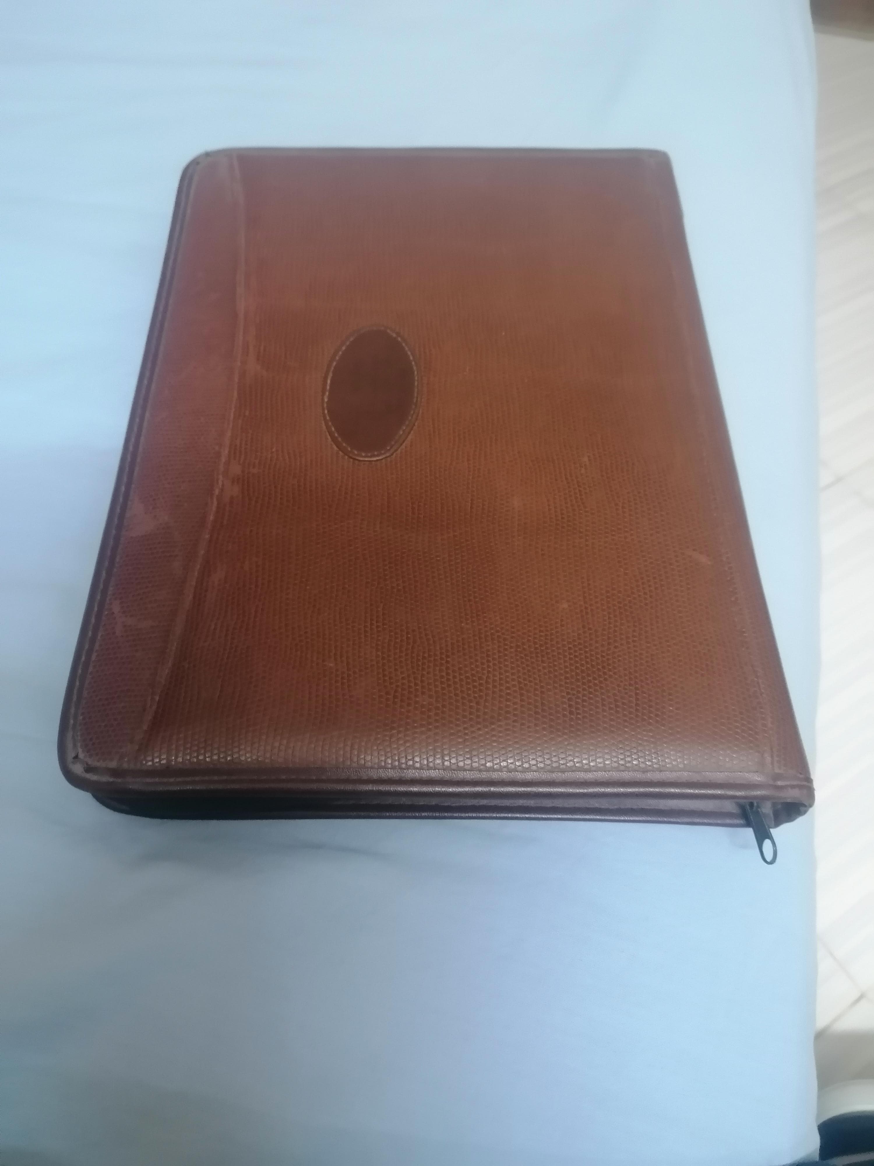 Genuine leather paper bag 8