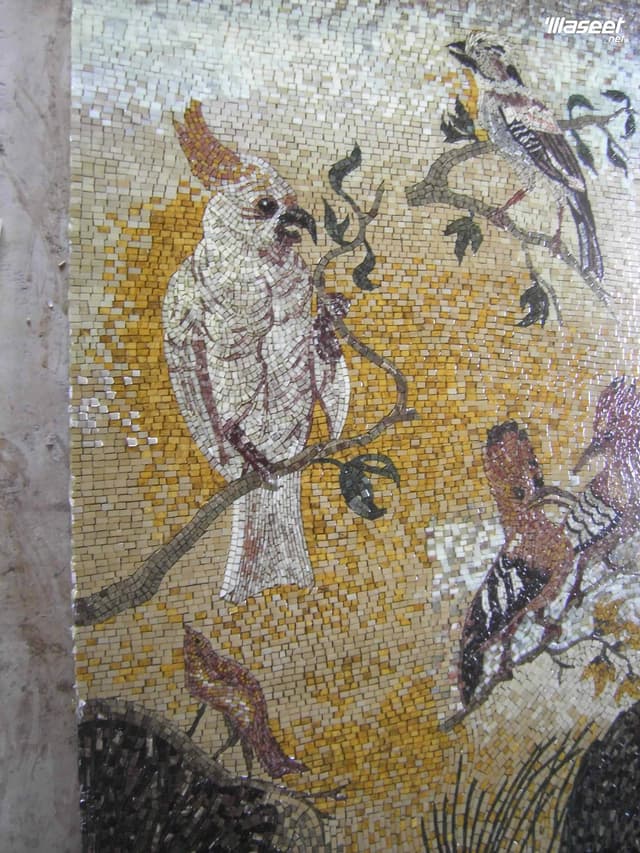 لوحات فنية من الرخام الطبيعى تنفيذ يدوى