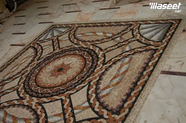 لوحات فنية من الرخام الطبيعى تنفيذ يدوى