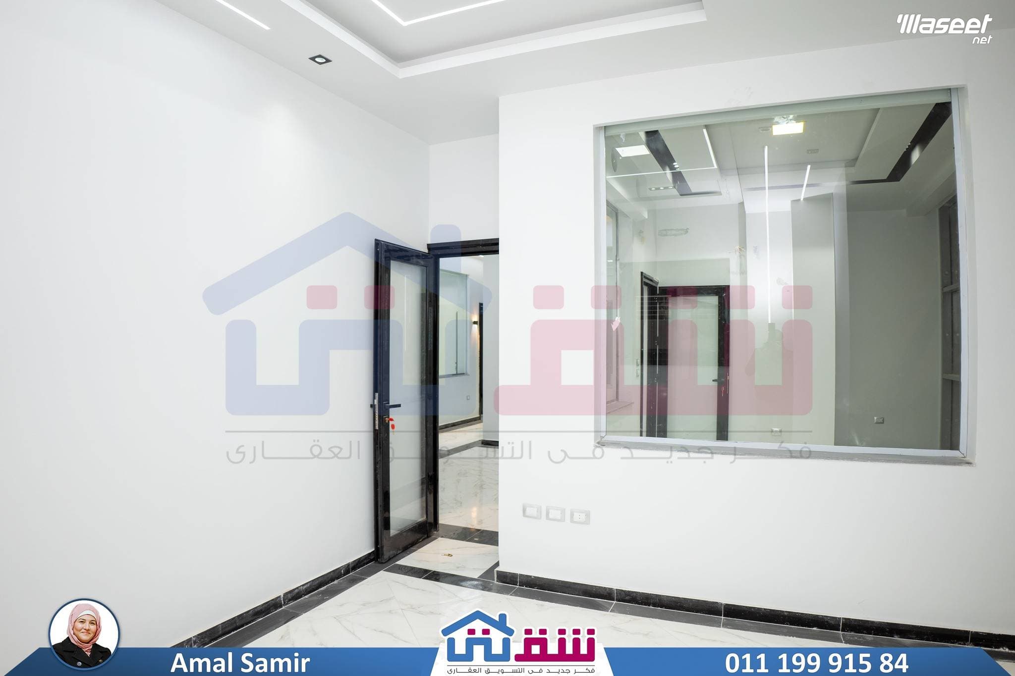 مقر إداري للإيجار 160م سابا باشا 3