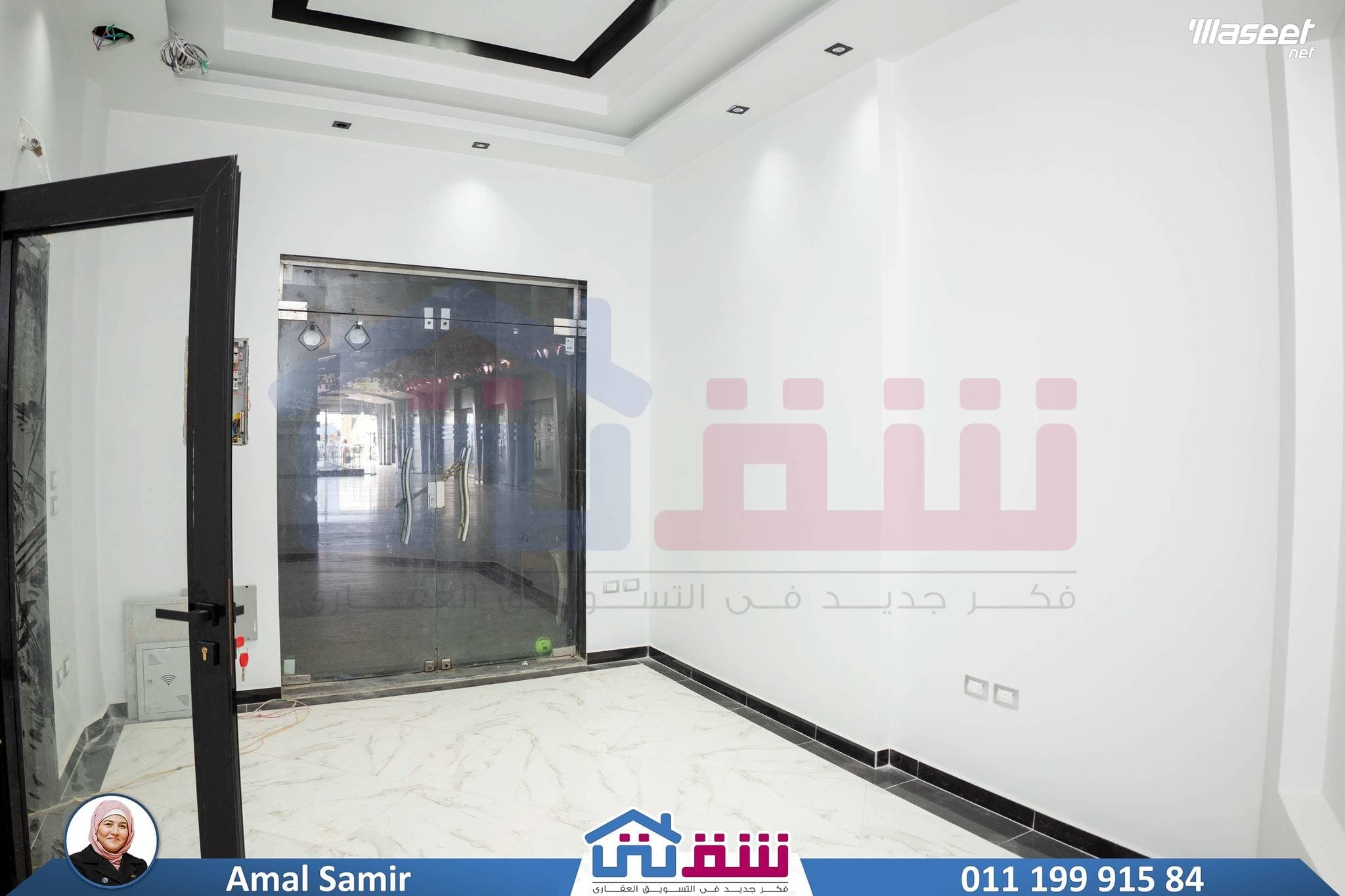 مقر إداري للإيجار 160م سابا باشا 1