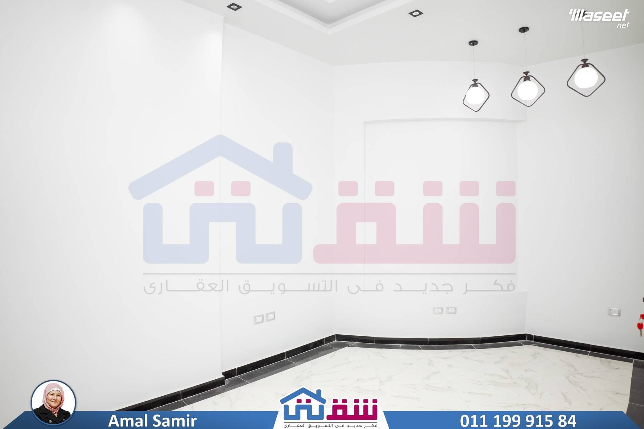 مقر إداري للإيجار 160م سابا باشا 6