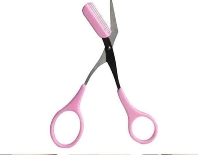 Eyebrow clipper with comb  