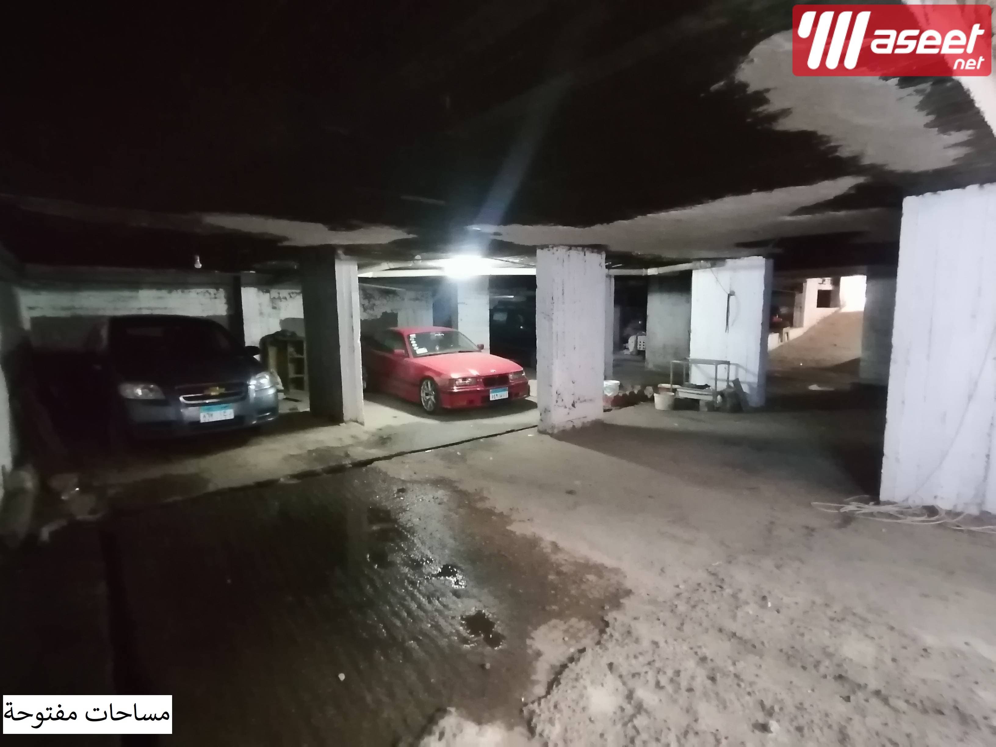 640-meter garage in front of the month of Aqari Al-Zaytoun 1