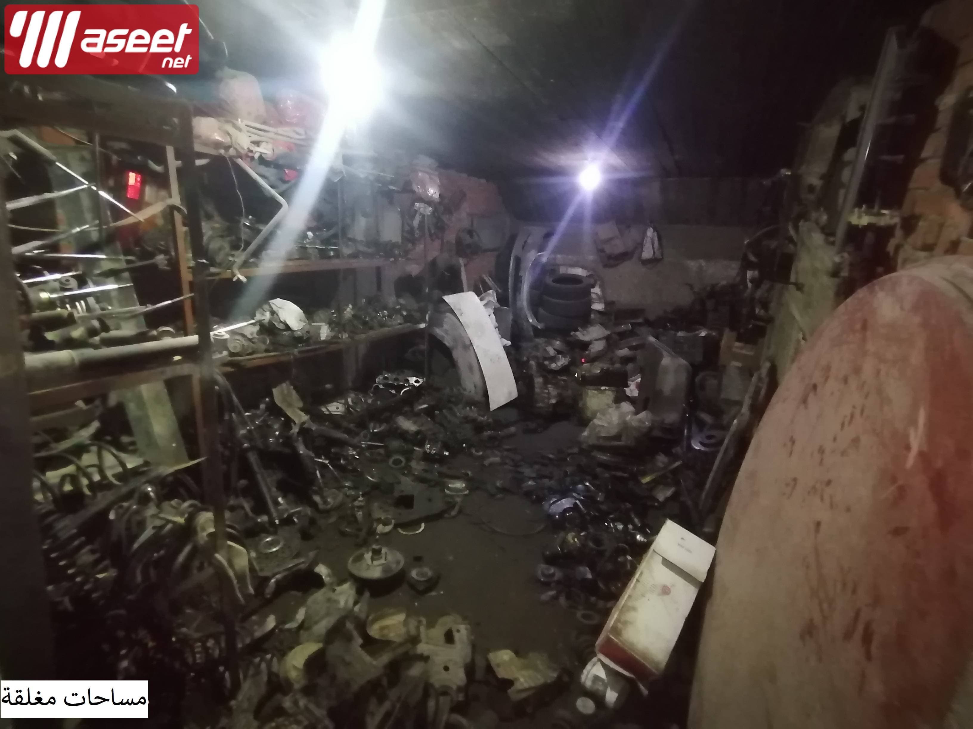 640-meter garage in front of the month of Aqari Al-Zaytoun 2