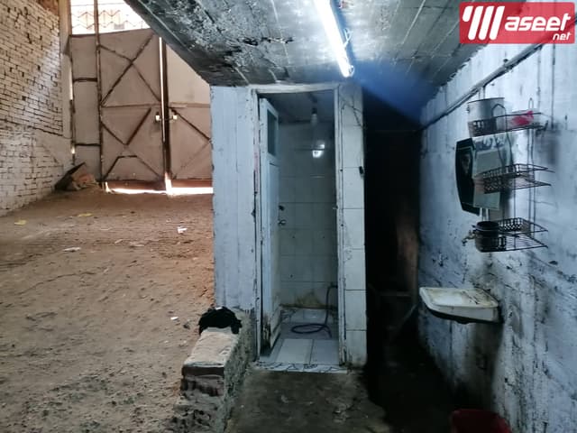 640-meter garage in front of the month of Aqari Al-Zaytoun