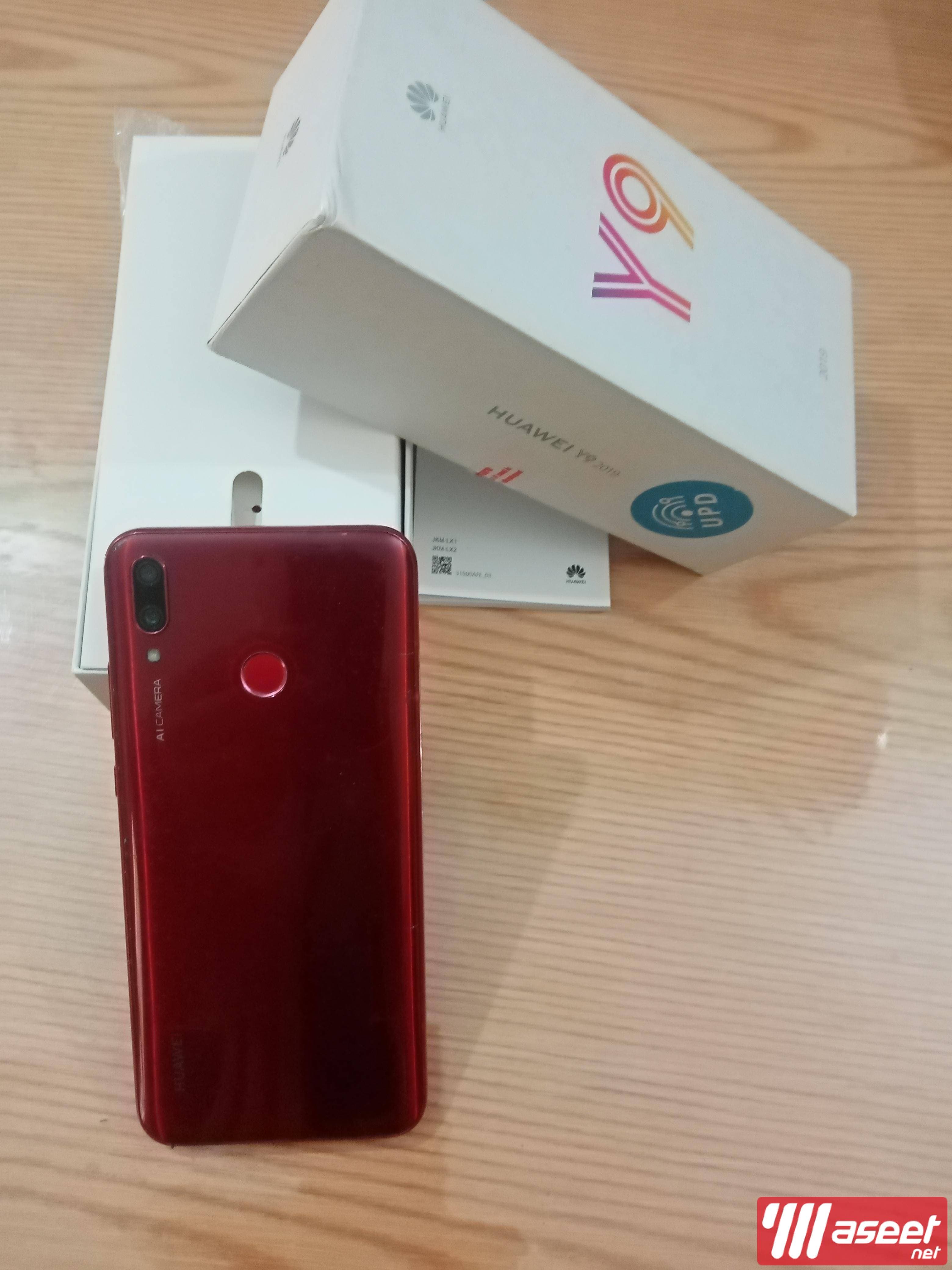 ٢ موبايل هواوى y9 2019 مستعمل للبيع 1