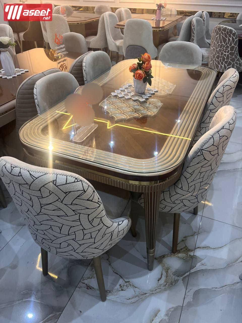 جميع انواع  تربيزات سفره مودرن شيك 6 كراسي 3