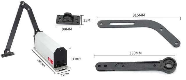I control entry and exit with the remote control