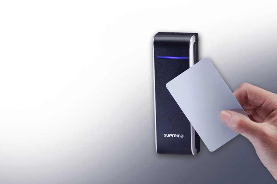 Printing cards for a system that controls the entry of individuals 3