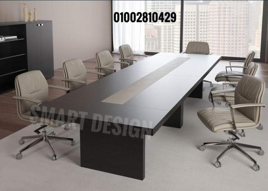 ترابيزه اجتماعات ميتنج روم خشب mdf ٢٤٠*١٢٠ 0
