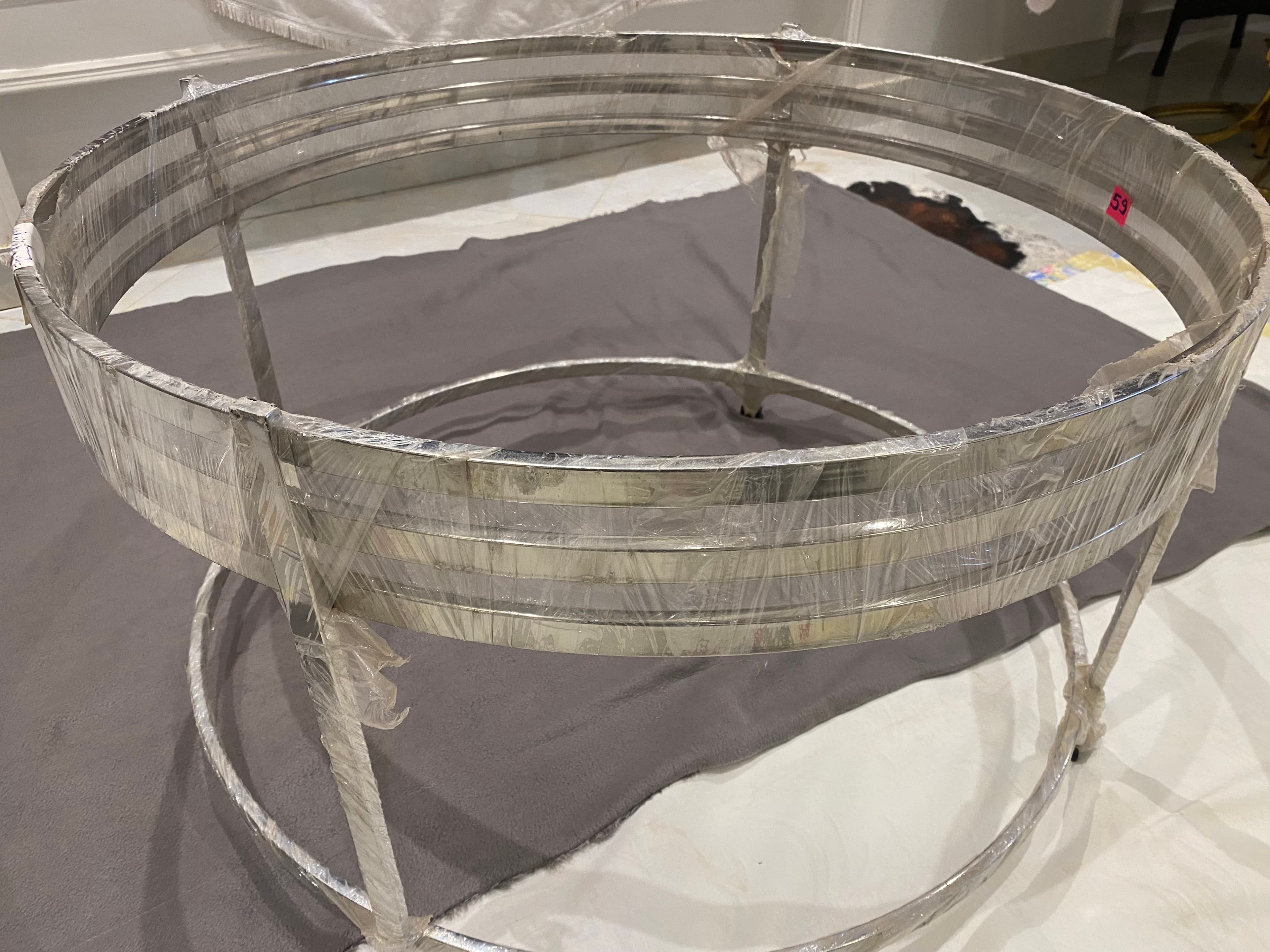 Stainless tables or middle lengths for salons and interiors 8