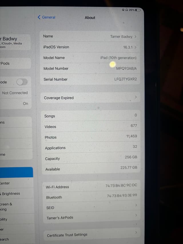 Apple iPad 10th Generation  