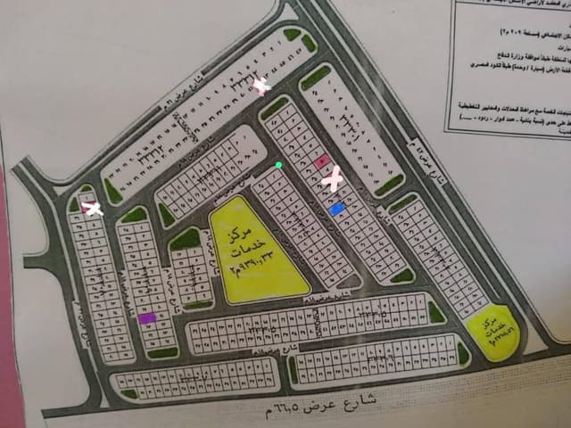 ارض للبيع بالعبور الجديدة 209 م 