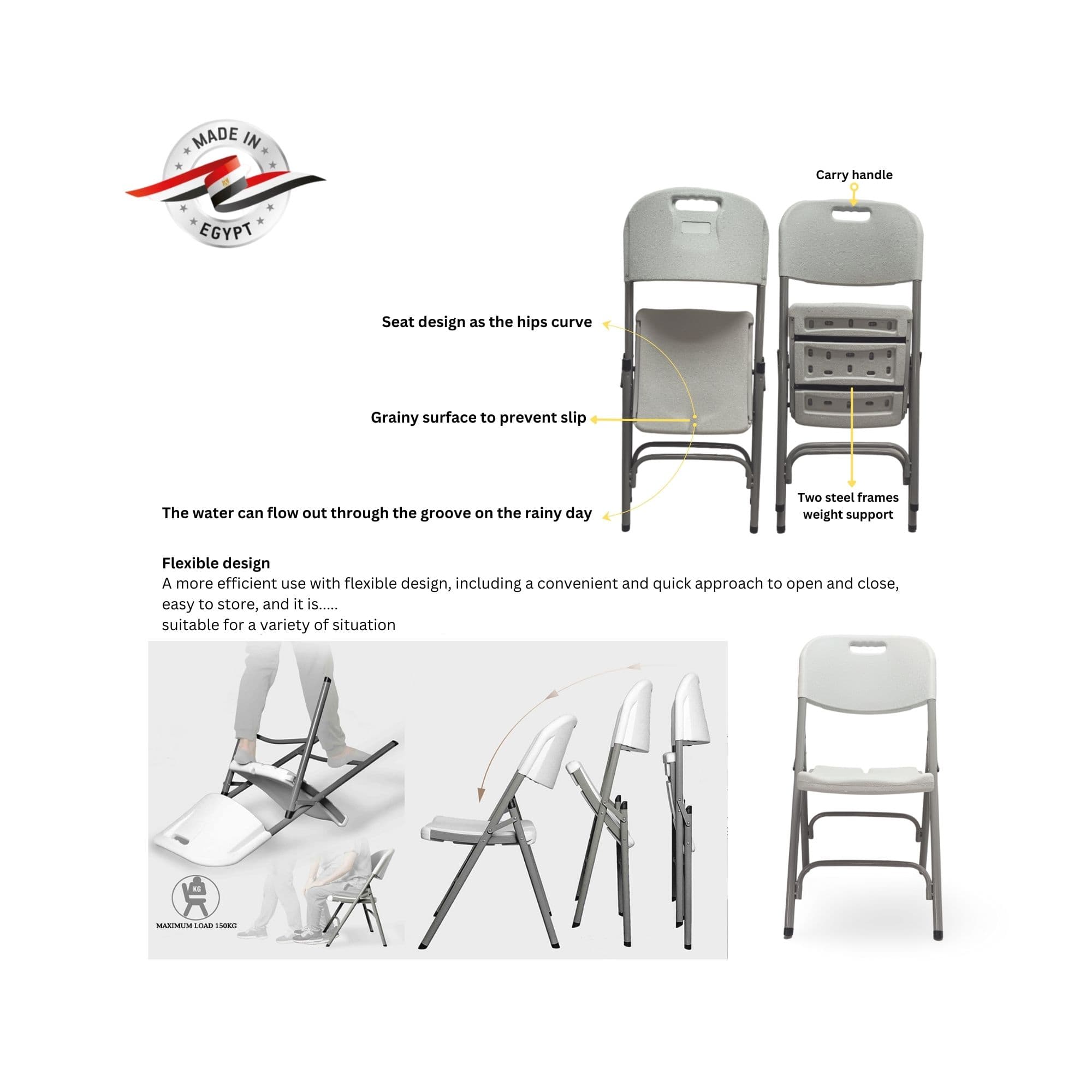 Outdoor and indoor foldable furniture set 6