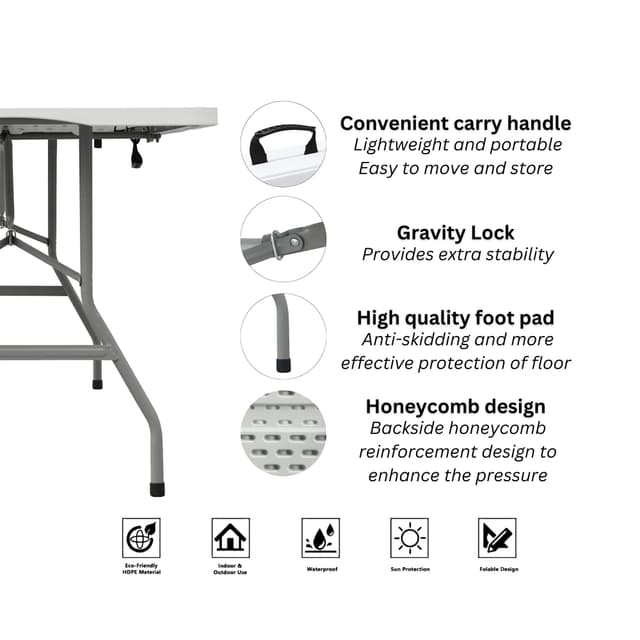 Outdoor and indoor foldable furniture set