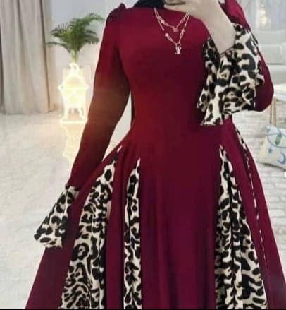 Two colors dress 0