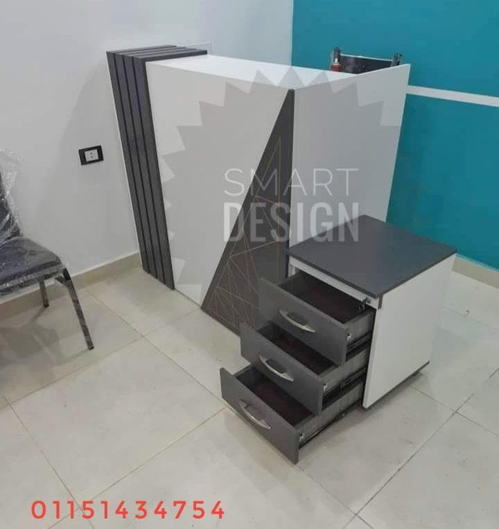 Spanish MDF wood reception counter is available in all sizes 0