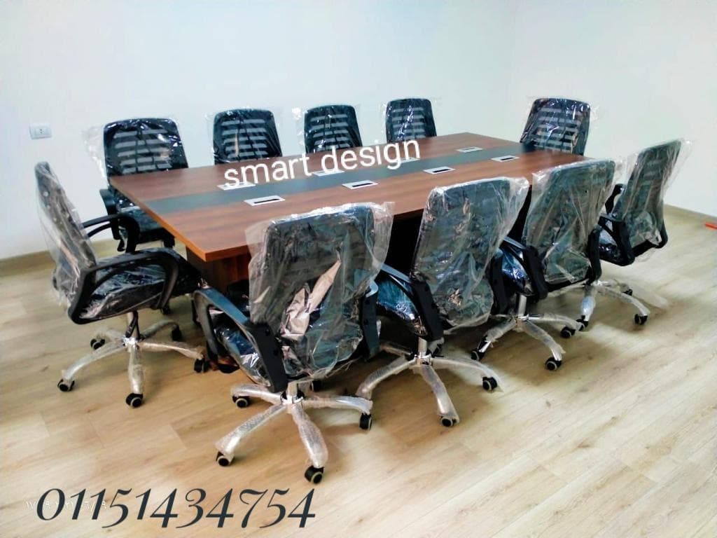 Spanish MDF wood meeting table  0