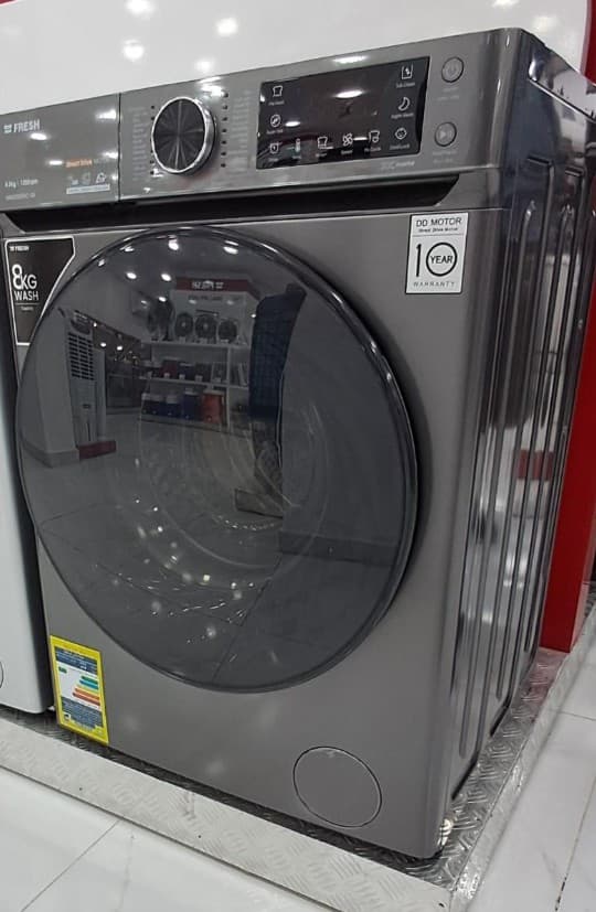 8 kg direct drive washing machine from Fresh 0