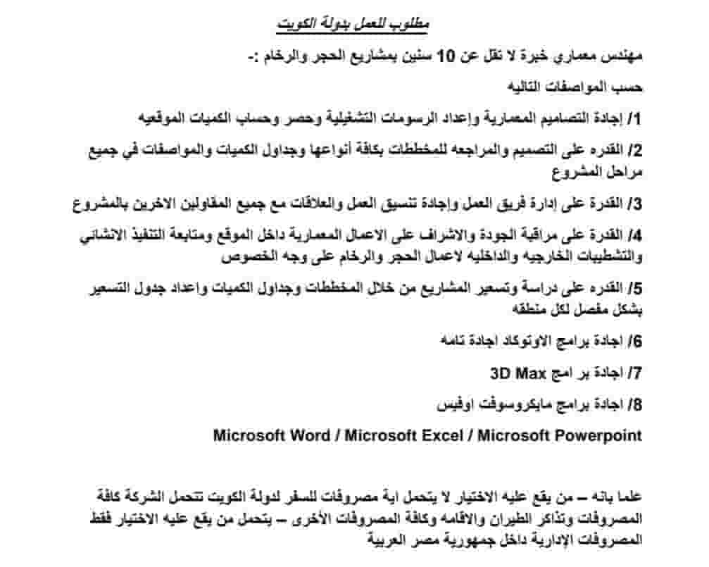 An architect is required  An architect is required