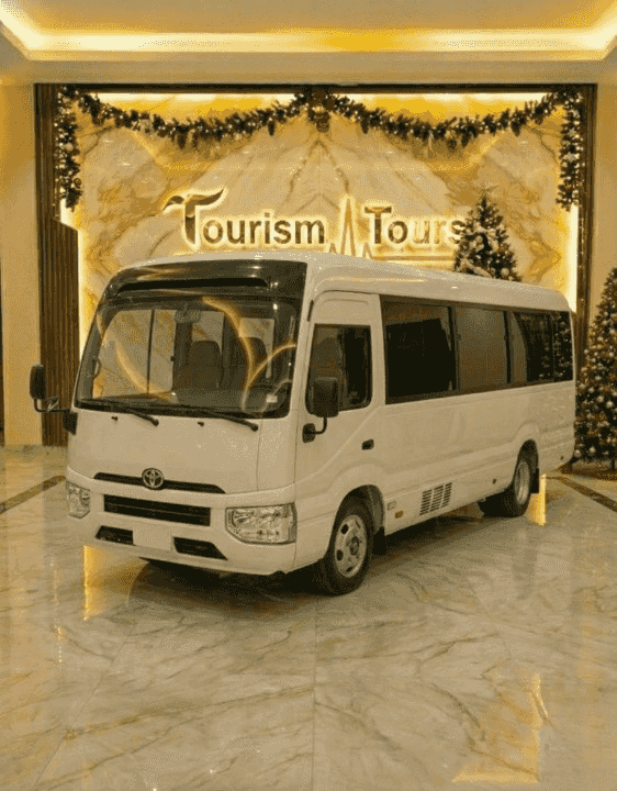 Rent a Toyota Coaster mini bus Rent a Toyota Coaster mini bus