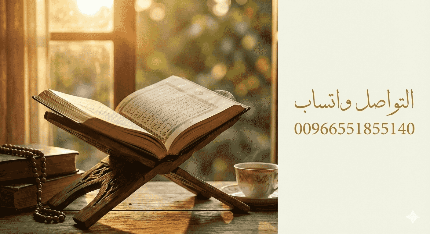 محفظ قرآن كريم مجاز - حصص خاصة ومجانا لغير القادرين محفظ قرآن كريم مجاز - حصص خاصة ومجانا لغير القادرين