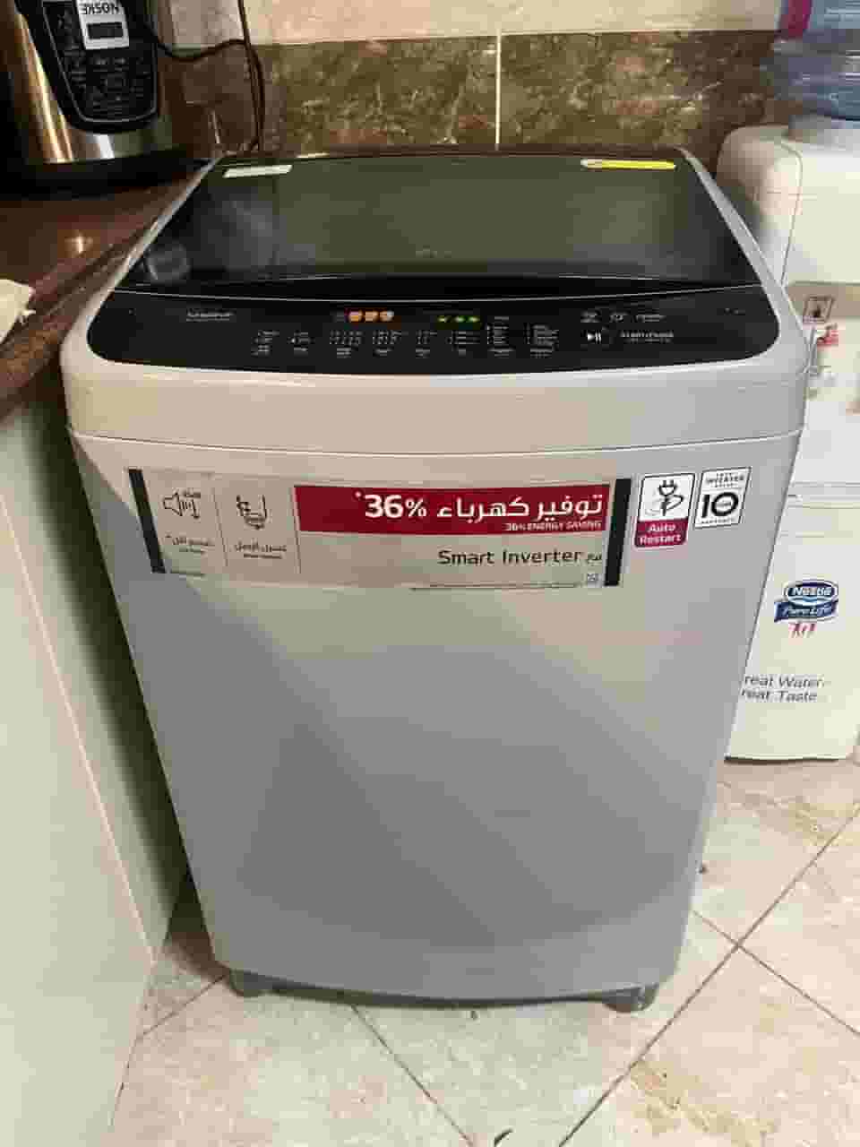 غساله فوق أوتوماتيك سمارت بحاله ممتازه سعه كبيره13.2 كجم غساله فوق أوتوماتيك سمارت بحاله ممتازه سعه كبيره13.2 كجم