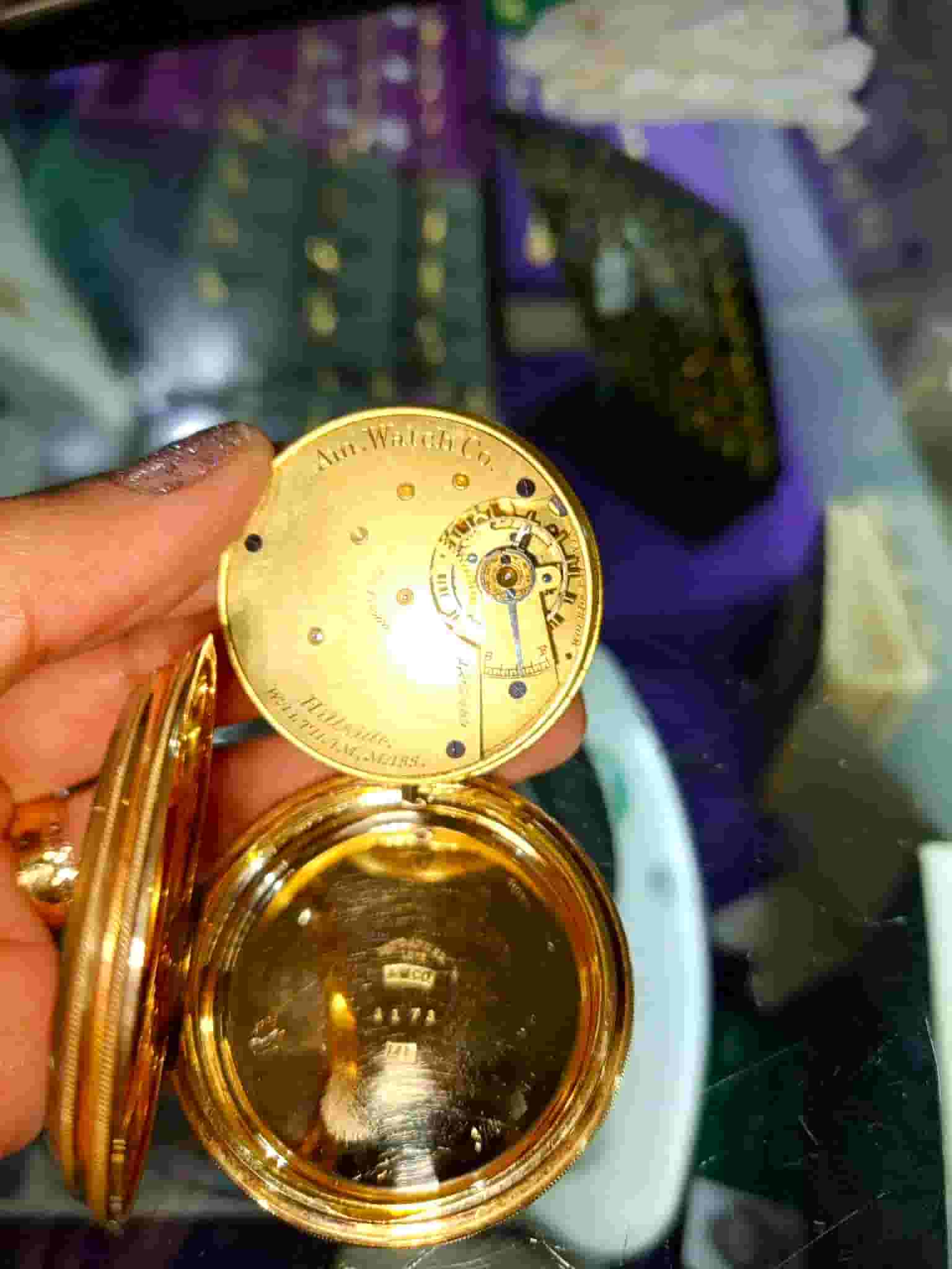 American watch Antica 14k gold American watch Antica 14k gold