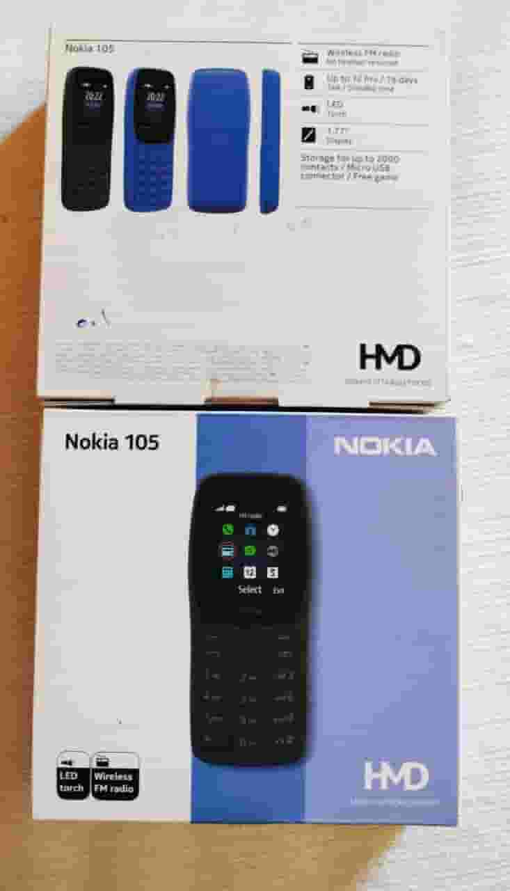 2 تليفون اصلي - Nokia 105 (موديل TA-1416 DS) جديده زيرو لم يُستخدموا نهائياً 2 تليفون اصلي - Nokia 105 (موديل TA-1416 DS) جديده زيرو لم يُستخدموا نهائياً