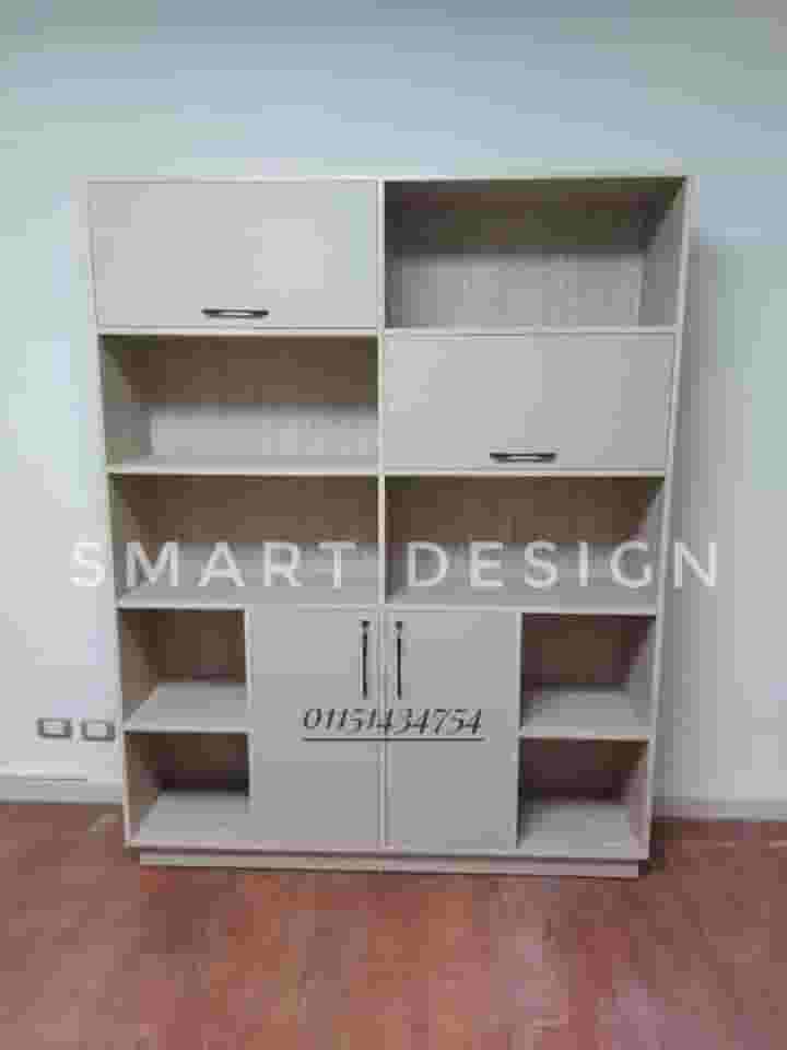 A modern multi-use library that adds a sophisticated touch to your desk/ imported Spanish MDF wood A modern multi-use library that adds a sophisticated touch to your desk/ imported Spanish MDF wood